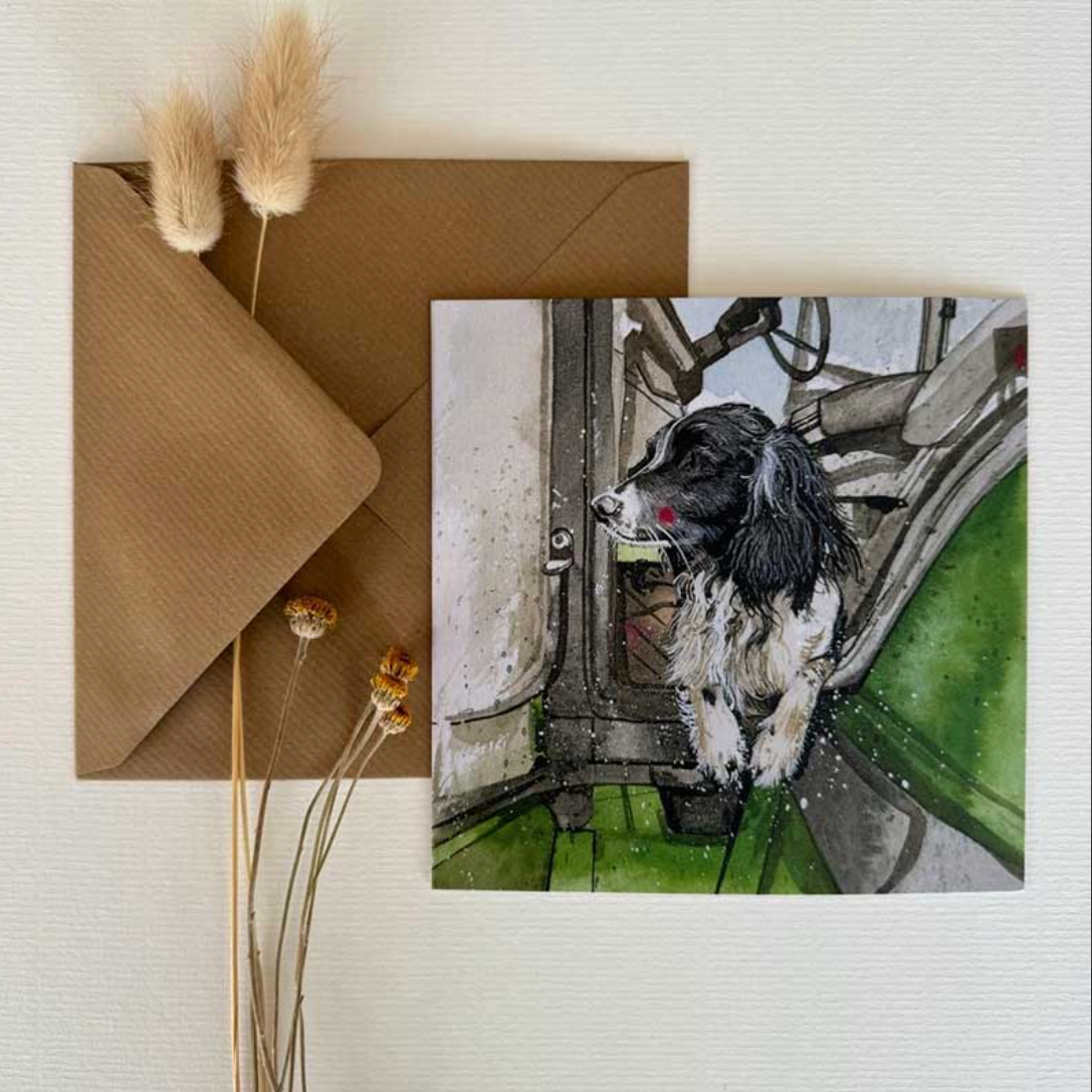 Austin Spaniel Card