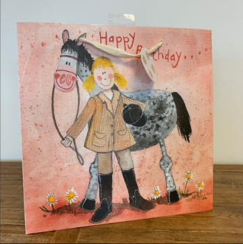 Girl and Horse Large Gift Bag