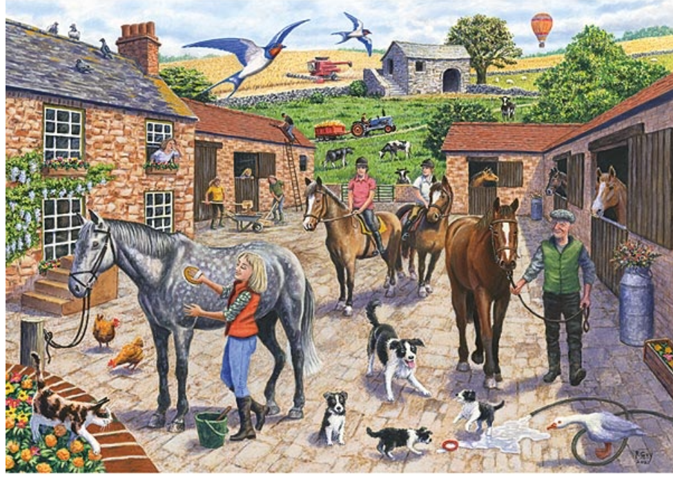 Stable Yard 1000 piece Jigsaw