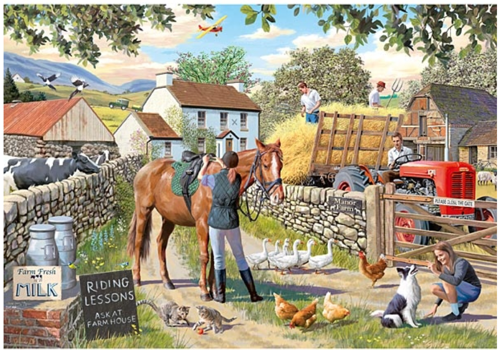 Manor Farm 500 piece Jigsaw