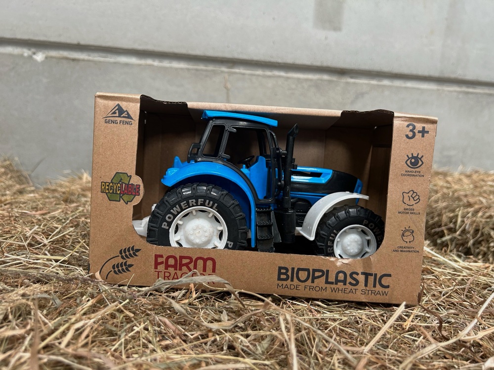 Bioplastic Farm Tractor-Blue