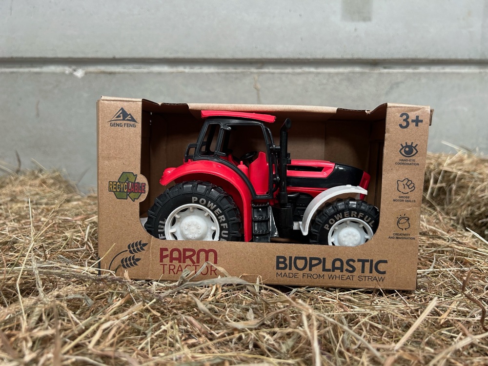 Bioplastic Farm Tractor-Red