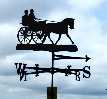 Horse Drawn Carriage Traditional Weathervane