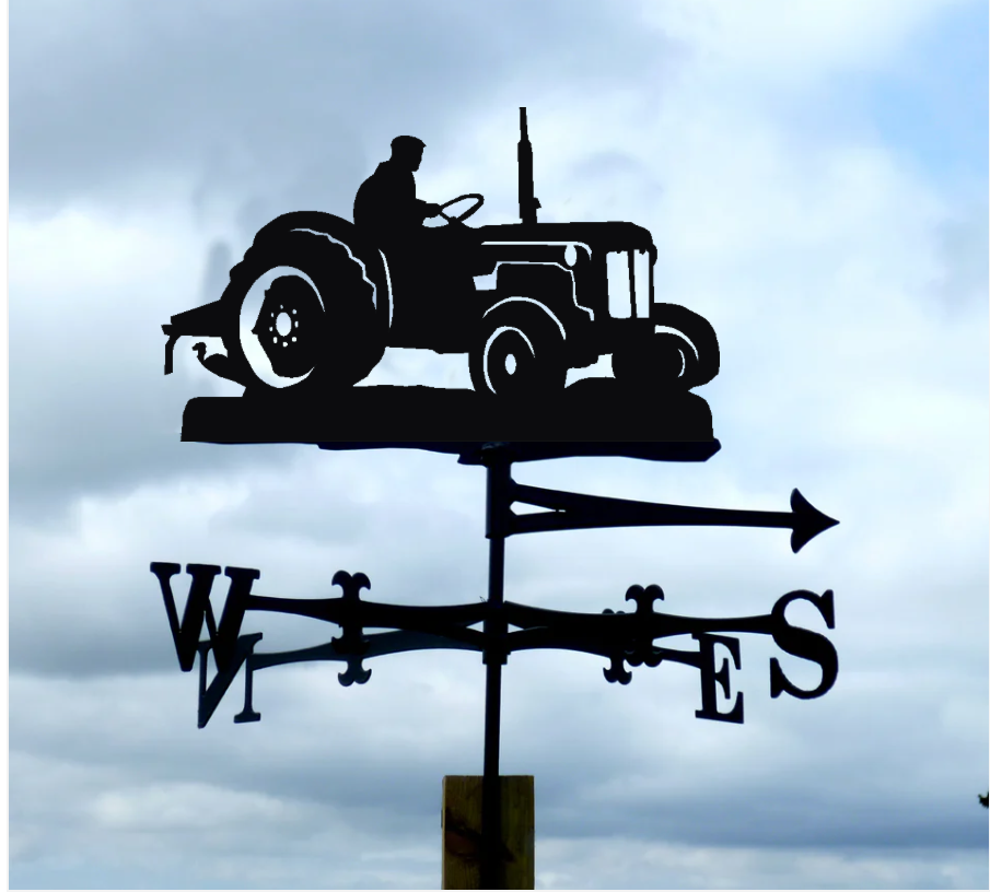 Vintage Tractor Traditional Weathervane