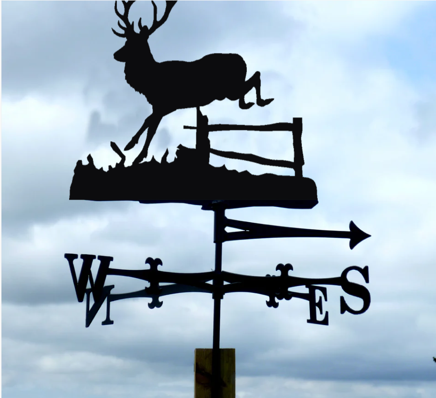 Deer Jump Traditional Weathervane