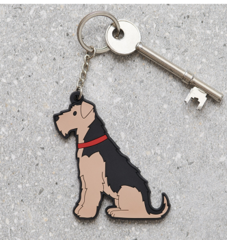 Airedale / Lakeland / Welsh Terrier Key Ring
