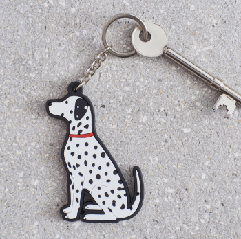 Dalmatian Key Ring