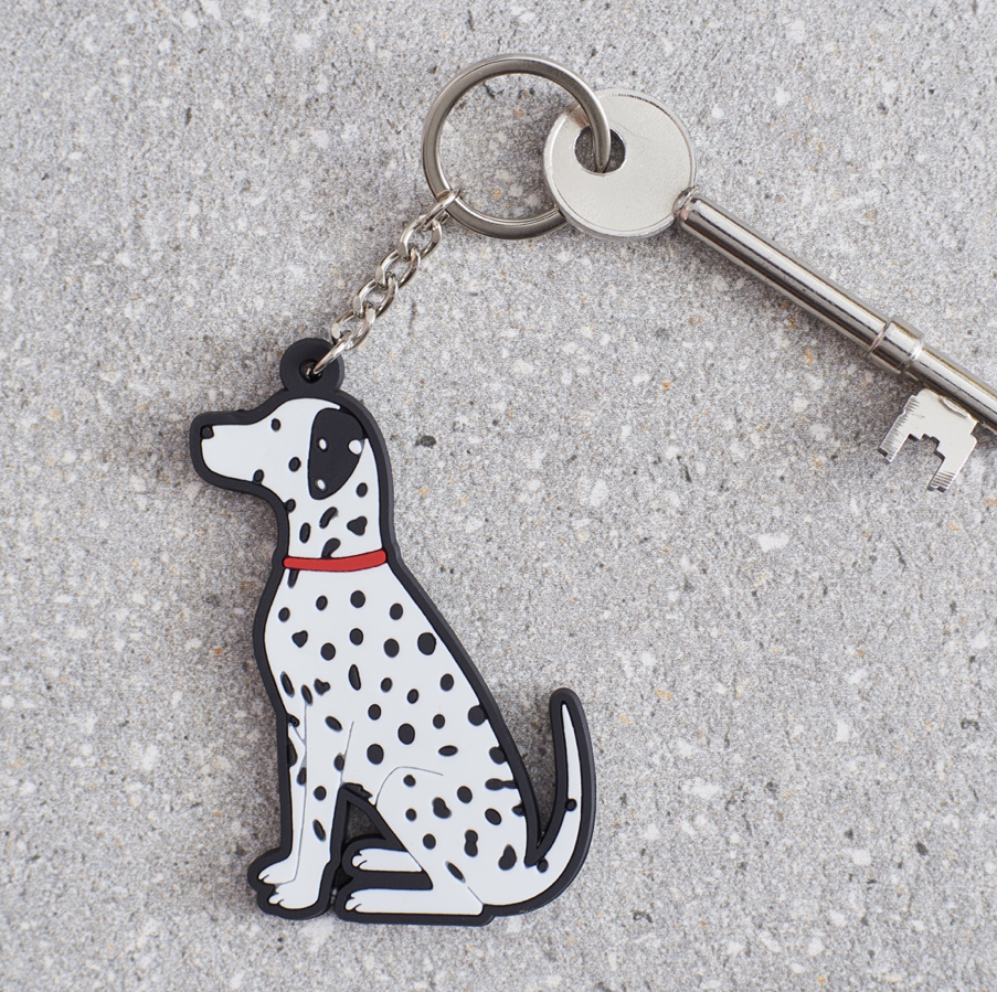 Dalmatian Key Ring
