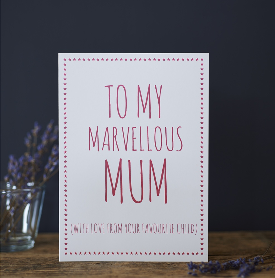 Marvellous Mum Card