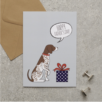 German Shorthaired Pointer Father's Day Card
