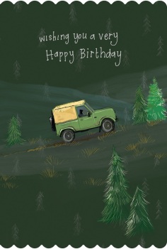 Off Road Land Rover Card
