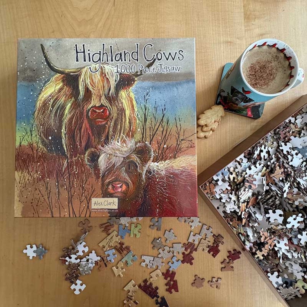 Highland Cow 1000 piece Jigsaw