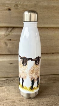 Black Face Sheep Stainless Steel Water Bottle