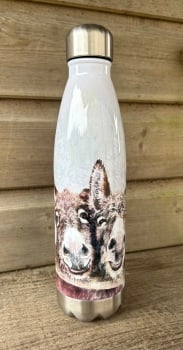 Ollie & Stan Donkeys Stainless Steel Water Bottle