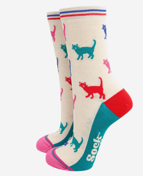 Ladies Cats Bamboo Socks