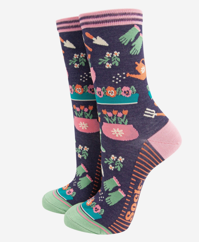 Ladies Gardening Bamboo Socks