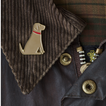 Yellow Labrador Dog Pin