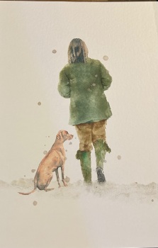 Girl's Best Friend Vizsla Print