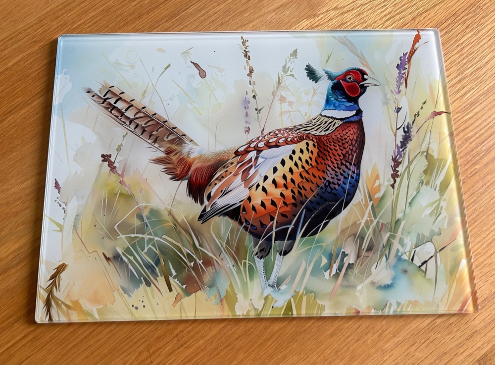 Pheasant Glass Worktop Saver