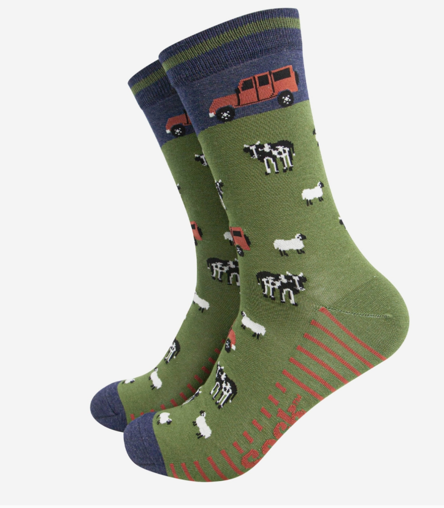 Men's Off Roader and Farm Bamboo Socks