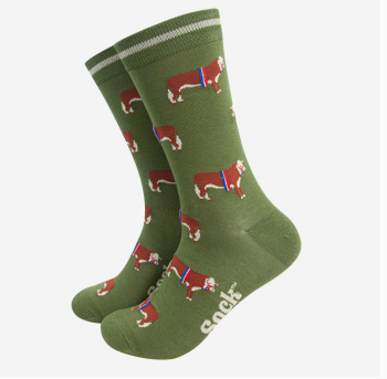 Men's Hereford Bull Bamboo Socks