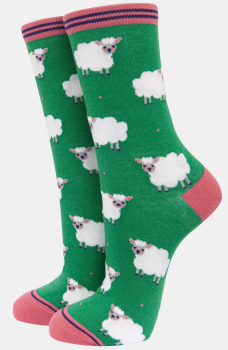 Ladies Woolly Sheep Bamboo Socks