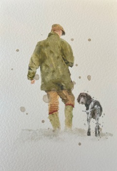 Man's Best Friend Pointer Print