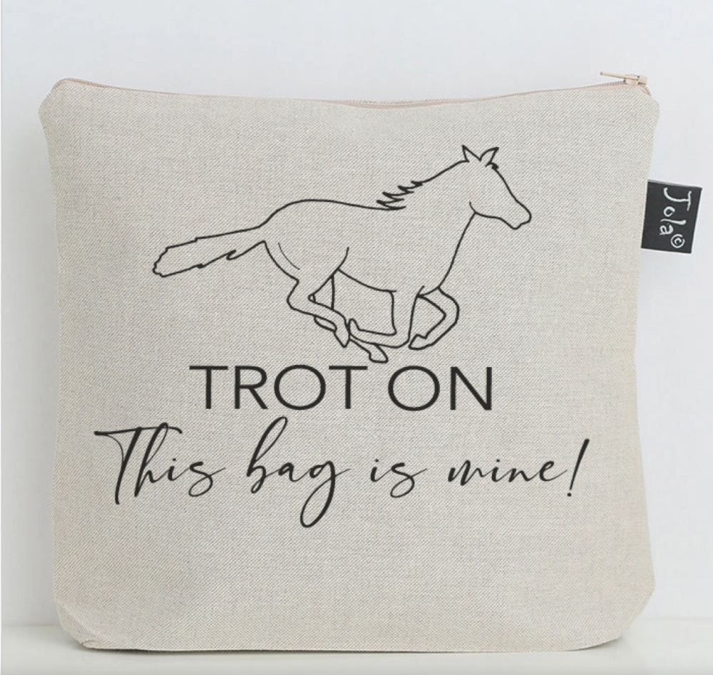 Trot On Horse Wash Bag