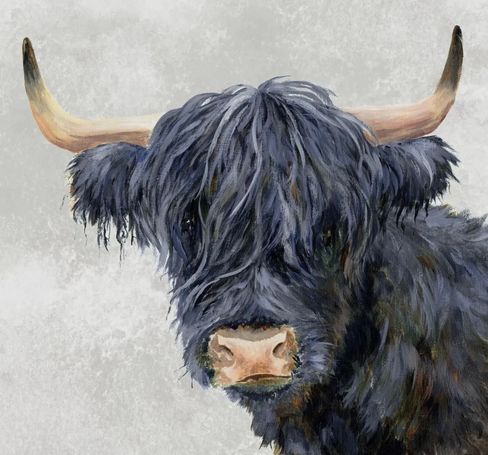 Highland Cow Glass Worktop Saver