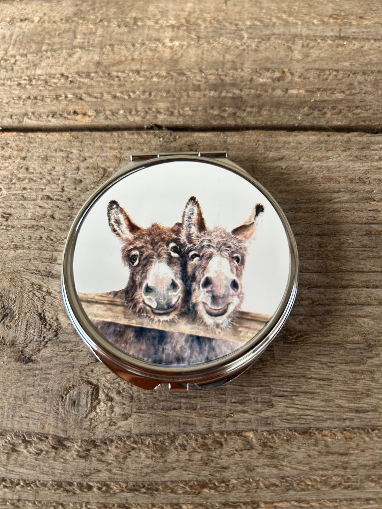 Donkeys Compact Mirror