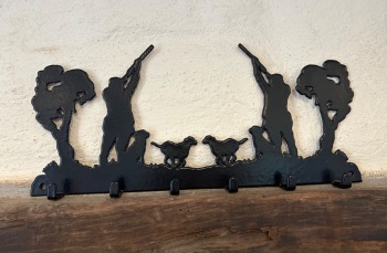 Shooting with Labradors 6 Hook Key Rack