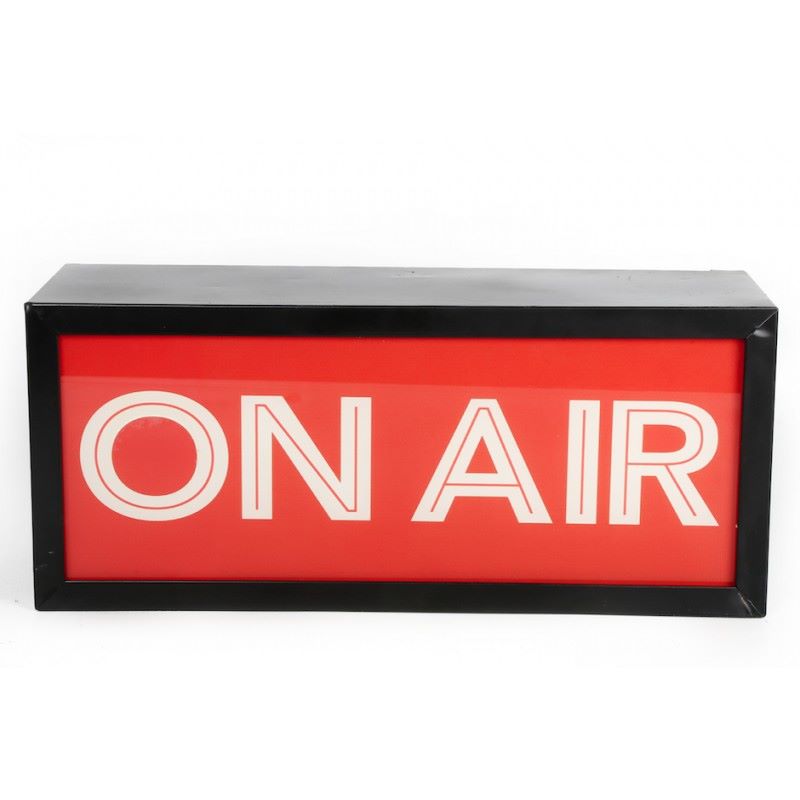 On Air Light Up Box Sign