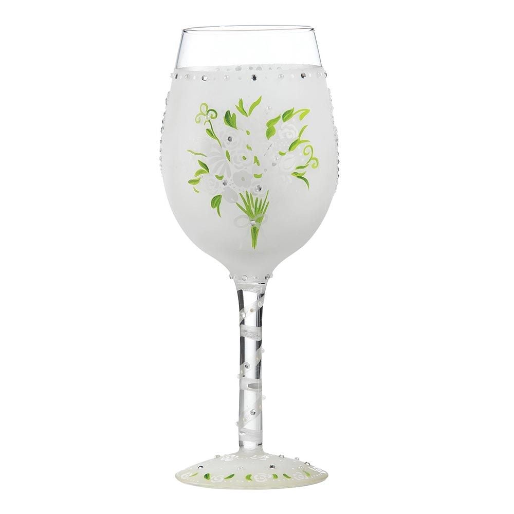 Lolita WEDDING BOUQUET Wine Glass