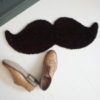 Mustache Coir Doormat 