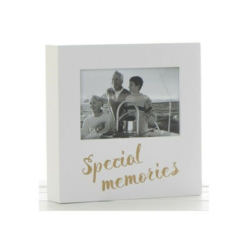 Golden Words Special Memories White Box Photo Frame 6 x 4