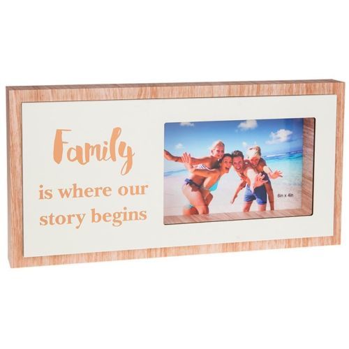 Rosy Words Family Story Photo Frame