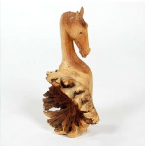 Hand Carved Horse Head on Chinaberry Parasite Wood
