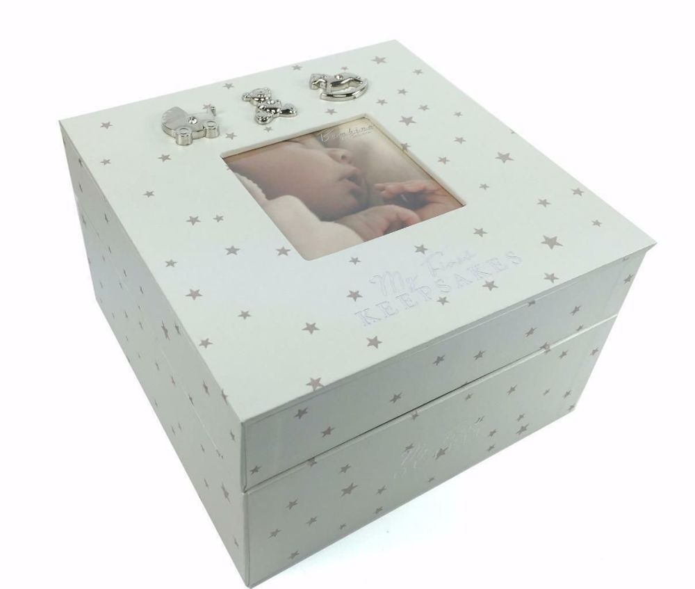 Baby Double Stacking My Keepsakes & First Outfit Box