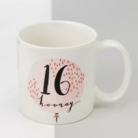 Luxe Rose Gold 16th Birthday Mug