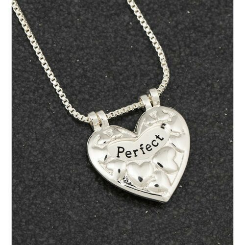 Equilibrium Silver Plated Lifting Perfect Heart Necklace