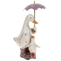 Davids Polka Dot Rustic Duck Mum /& Baby  Ornament Figurine Animal Lovers Gift