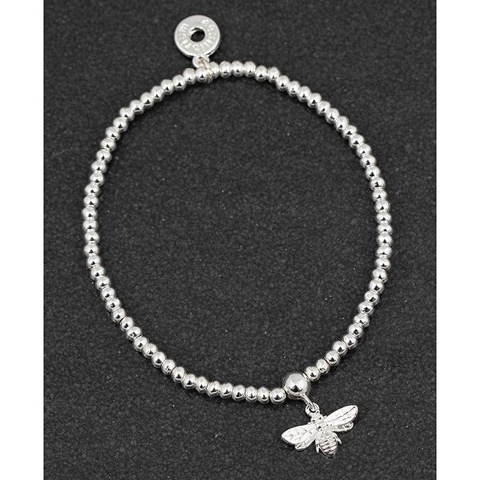 Equilibrium Honey Bee Silver Plated Bracelet