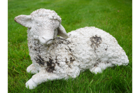  Lying Sheep Lamb Lawn Ornament Statue Garden/Patio Feature Outdoor