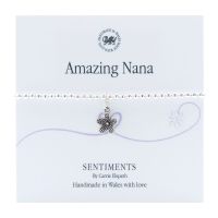 Carrie Elspeth Bracelet 'Amazing Nana' Sentiment Gift Card