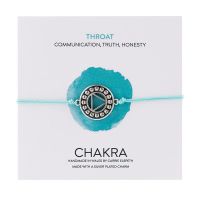 Carrie Elspeth Turquoise Throat Chakra Aventurine Charm Bracelet