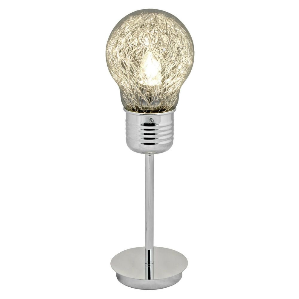 Tall Bulb Shaped Table Light Lamp 49cm
