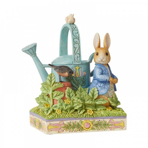 Jim Shore Beatrix Potter  "Caught in Mr. McGregor's Garden" . Peter Rabbit Figurine