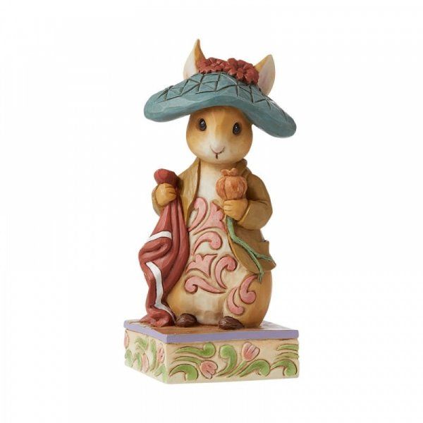 Jim Shore Beatrix Potter "Nibble, Nibble, Crunch" Benjamin Bunny Peter Rabbit Figure