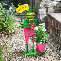 Welcome Frog Pot-Pet Planter