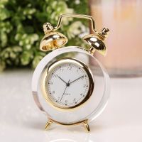 William Widdop Miniature GLASS  Alarm Clock  Stunning Gift